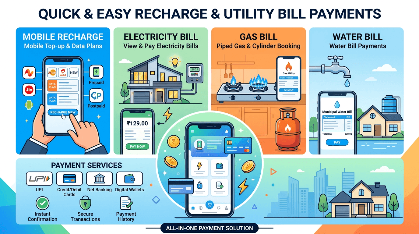 Recharge & Utility Services